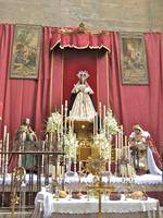 Altar para la procesión del Corpus Christi en 2016 (catedral). Fotografía de Juan Ruiz Jiménez