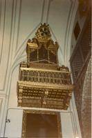 Órgano del convento de Santa Catalina de Zafra (antes de la restauración, 1991). Fotografía de Juan Ruiz Jiménez