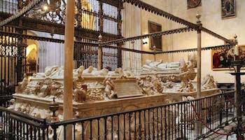 Reja mayor y túmulos reales. Capilla Real de Granada