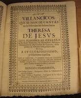 Villancicos que se han de cantar en la festividad de Señora Santa Theresa de Jesús... 1724