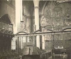 Antiguo coro de la catedral de Barbastro (1)
