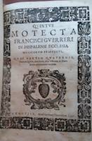 Motecta (1597). Francisco Guerrero. E:Asa 1