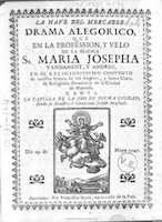 Drama alegórico La nave del mercader. Barcelona: Francisco Suriá, 1747