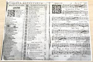 Index. Librete del Altus. Motecta (Venecia, 1597). Francisco Guerrero