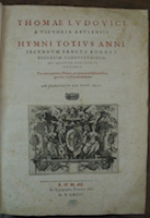 Hymni totius anni. Tomás Luis de Victoria. Roma, 1581.