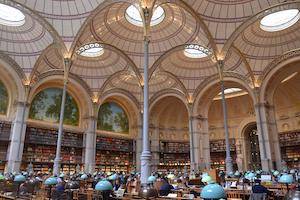 Sala de lectura Labrouste. Sede Richelieu. Bibliothèque National de France