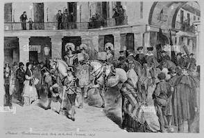 Pregón de la Bula de Cruzada en Madrid (1868)