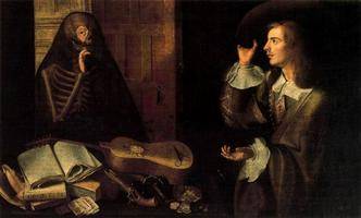 El caballero y la muerte. Pedro de Camprobín (1605-1674). Hospital de la Caridad. Sevilla