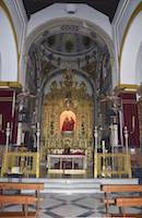 Altar mayor de la iglesia de San Juan de la Palma. Fotografía de Francisco Martínez Maestre