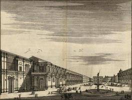 Plaza de San Francisco. Pieter van der Aa (1707)