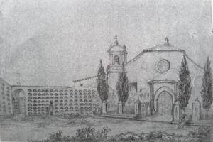 Ermita y cementerio de San Sebastián. Richard Ford (1832)