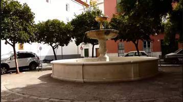 Fuente del Pato en la plaza de San Leandro (antes en la plaza de San Francisco, 1850). Vídeo de Benjamín Núñez González