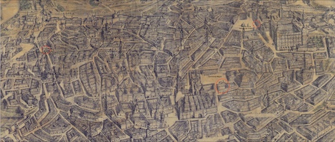 Vista de Toledo. José Arroyo Palomeque (1720)