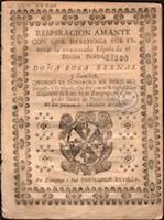 Respiración amante. Zaragoza: Francisco Revilla, 1736