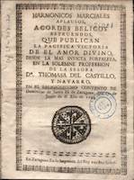 Harmónicos marciales aplausos. Zaragoza: Imprenta Real, 1744