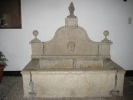 Fountain in the entrance hall of the Carvajales palace. Recorded by Alexandru M. Bandrabula