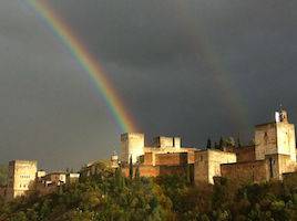 Lluvia en Granada