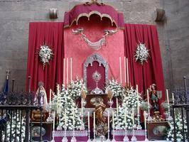 Altares para la procesión del Corpus Christi del año 2012