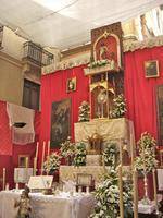 Altar para la procesión del Corpus Christi en 2016 (calle Mesones). Fotografía de Juan Ruiz Jiménez