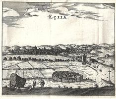Vista de Écija por G. Hoefnagel  Civitates orbis terrarum (1572-1617)
