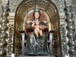 Virgen de la Victoria. Anónimo (s. XVI). Actualmente en la iglesia de Santa Ana