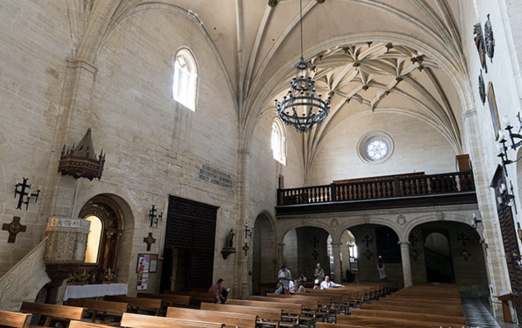 Coro de la iglesia de la Encarnación de Alhama (Granada)