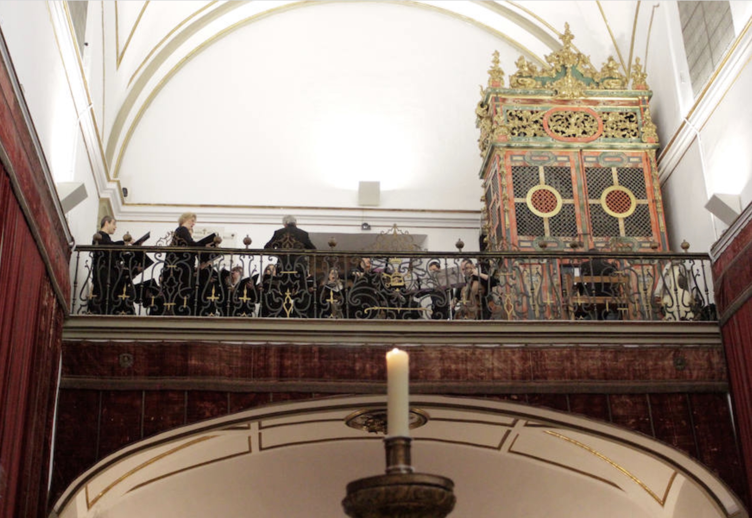 Tribuna del órgano de la capilla de San Jerónimo